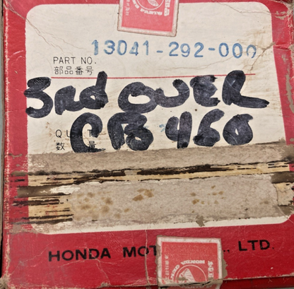 NEW GENUINE HONDA 13041-292-000 OVERSIZE PISTON RING SET .75, CB450 K1-K7 CL450