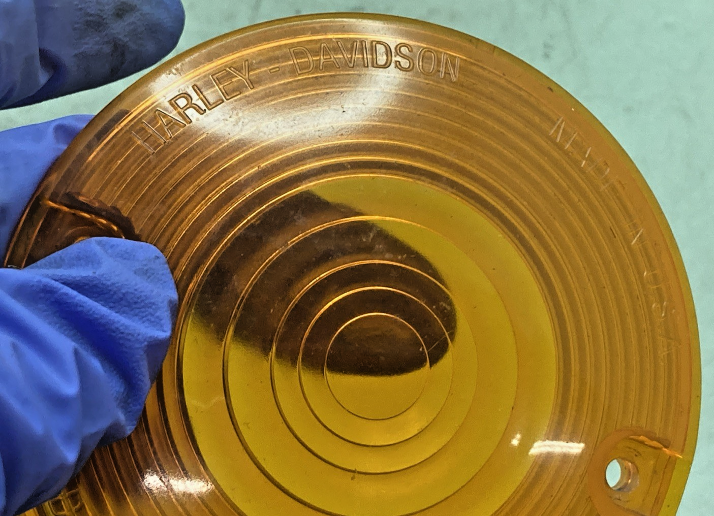 GENUINE HARLEY DAVIDSON HD-2 TURN SIGNAL LENS AMBER