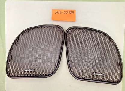 NEW GENUINE Rockford Fosgate HD-22729  15-23 Harley Road Glide Speaker GRILL SET