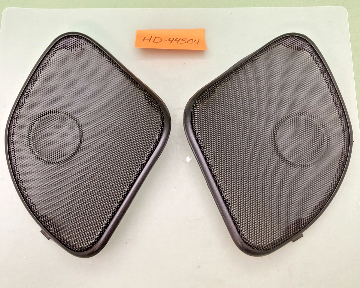 NEW REPLACES Rockford Fosgate HD44504 HD Road Glide Fairing Speaker Grill SET