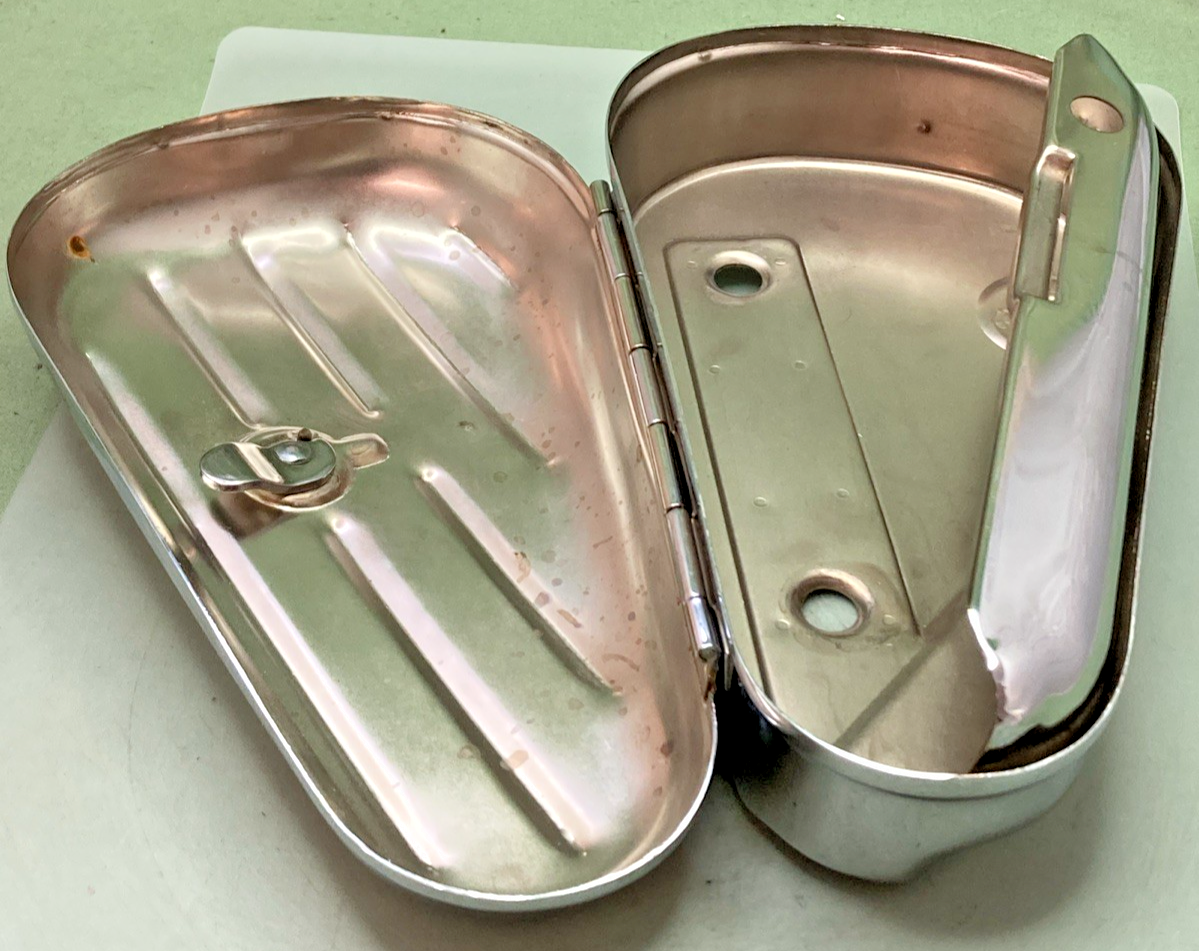 REPLACES HARLEY DAVIDSON CHROME OVAL TOOL BOX RH SIDE