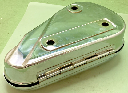 REPLACES HARLEY DAVIDSON CHROME OVAL TOOL BOX RH SIDE