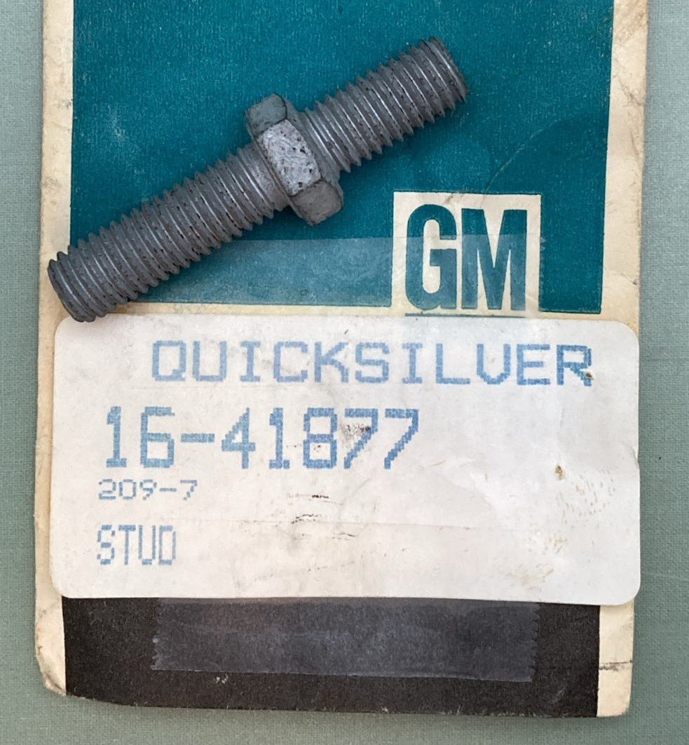 NEW GENUINE MERCURY 16-41877 STUD, (M10), Power Steering Pump