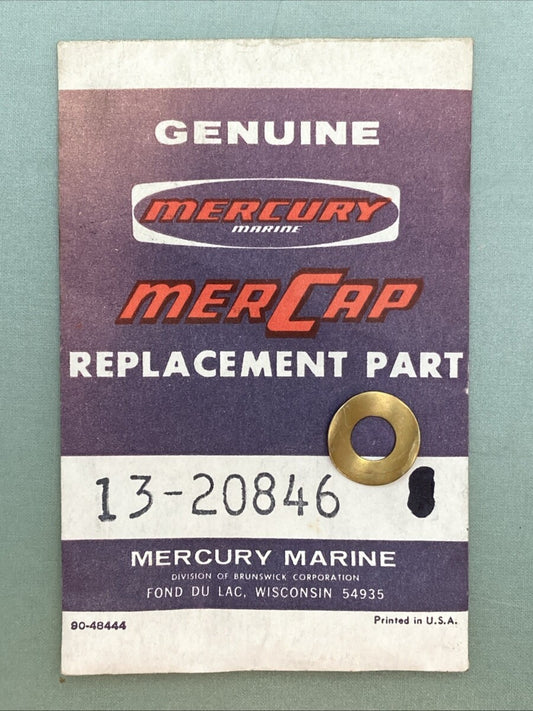 QTY 3 NEW GENUINE MERCURY 13-20846 Washer, Wave