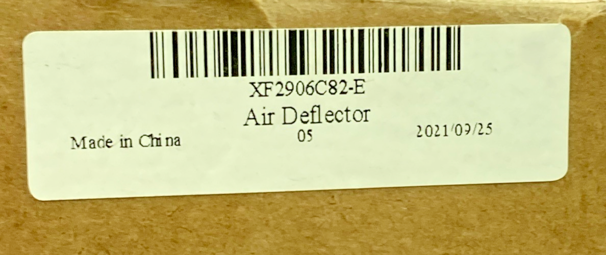 NEW REPLACES HARLEY DAVIDSON XF2906C82-E CHROME MID-FRAME AIR DEFLECTOR