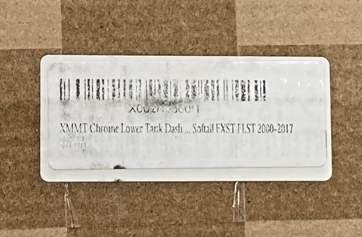 NEW REPLACES HARLEY DAVIDSON X002R356011 XMMT CHROME LOWER DISH TANK