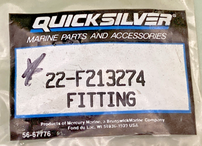NEW GENUINE MERCURY 22-F213274 FITTING