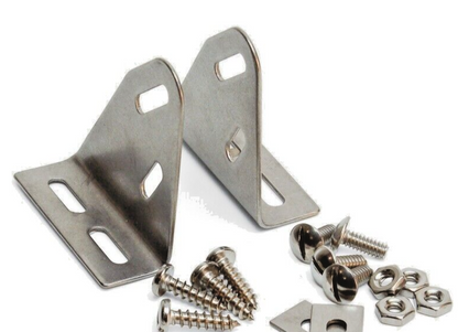 AIRMAR P52, 20-03 TWO PIECE UNIVERSAL TRANSDUCER TRANSOM BRACKER STAINLESS STEEL