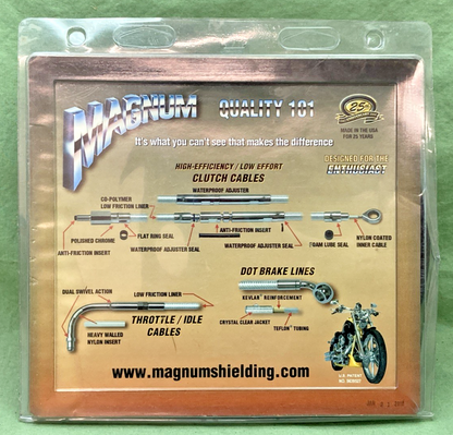 GENUINE MAGNUM 42303-08 NON-ABS FRONT BRAKELINE KIT INCOMPLETE KIT