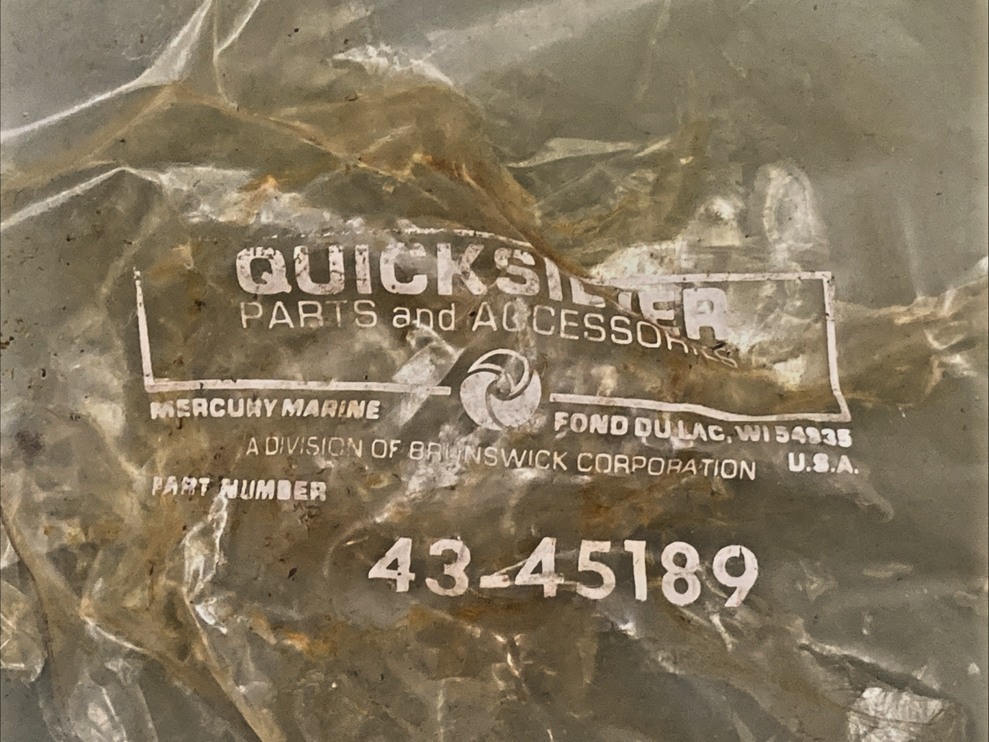 NEW GENUINE MERCURY 43-45189 GEAR