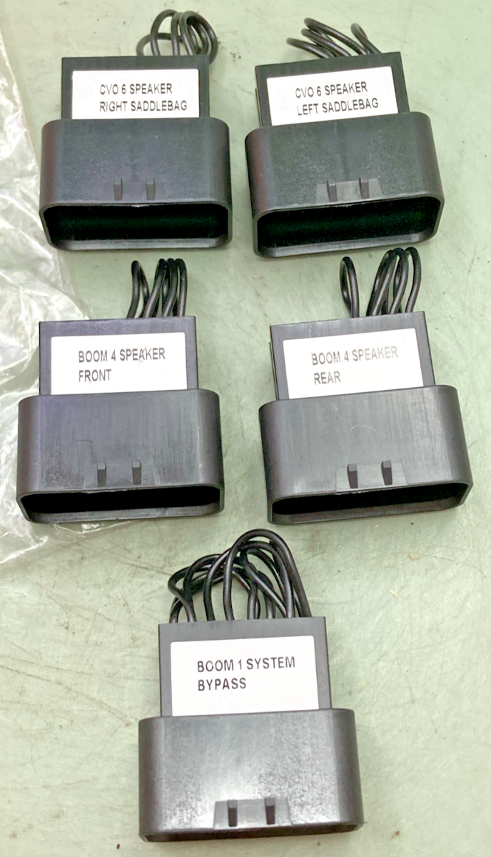 NEW REPLACES Rockford Fosgate amp amplifier CVO Boom bypass speaker wiring plug