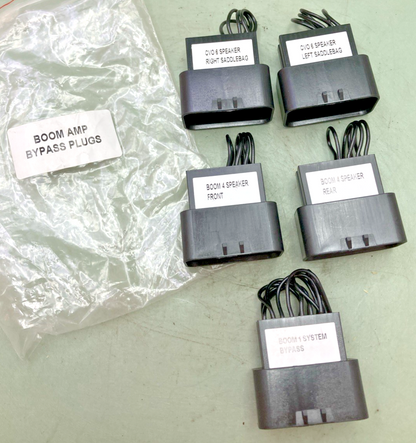 NEW REPLACES Rockford Fosgate amp amplifier CVO Boom bypass speaker wiring plug