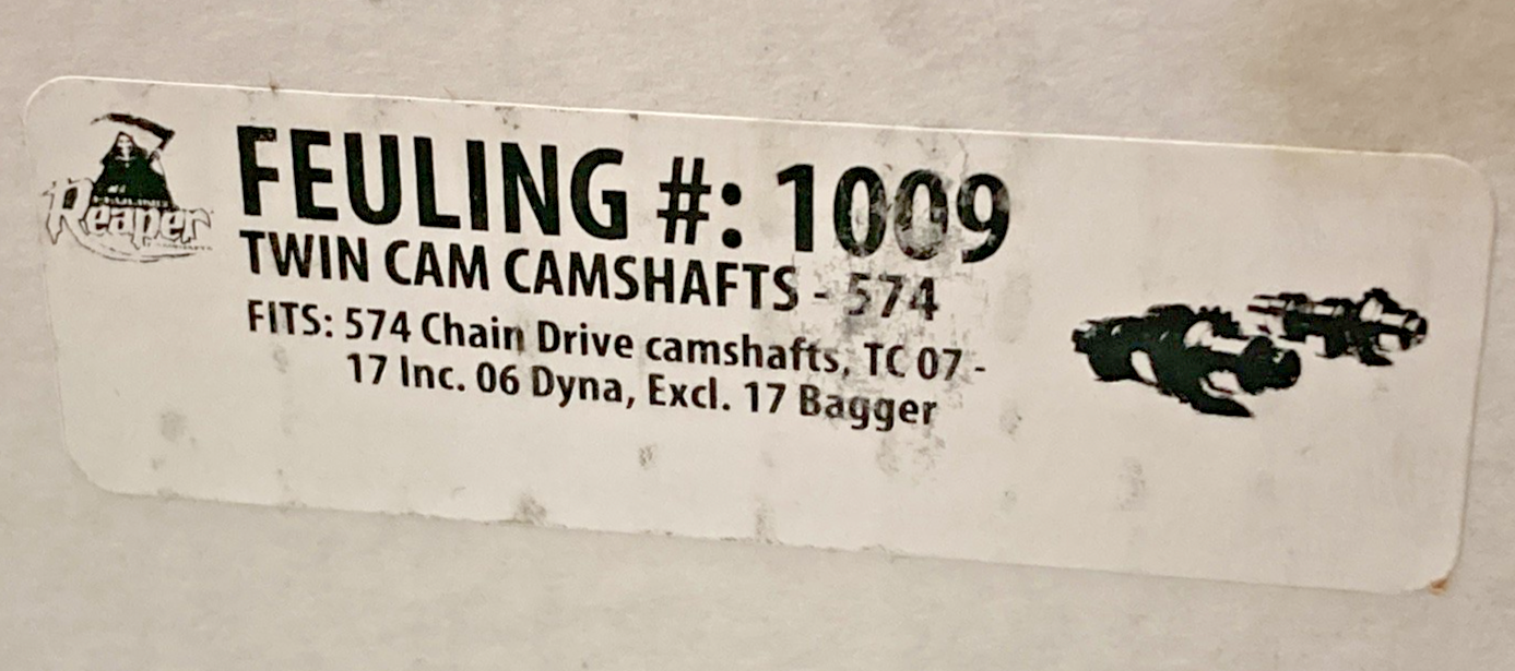 NEW GENUINE FUELING 574 REAPER TWIN CAM CAMSHAFTS TC 07 - 17 Inc. 06 Dyna