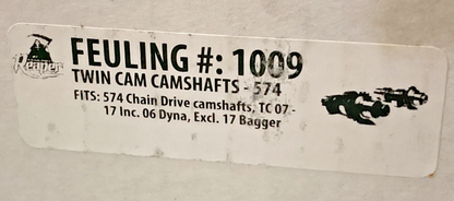 NEW GENUINE FUELING 574 REAPER TWIN CAM CAMSHAFTS TC 07 - 17 Inc. 06 Dyna