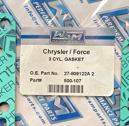 NEW GENUINE CHRYSLER FORCE 27-809122A 2 GASKET SET INCOMPLETE SET