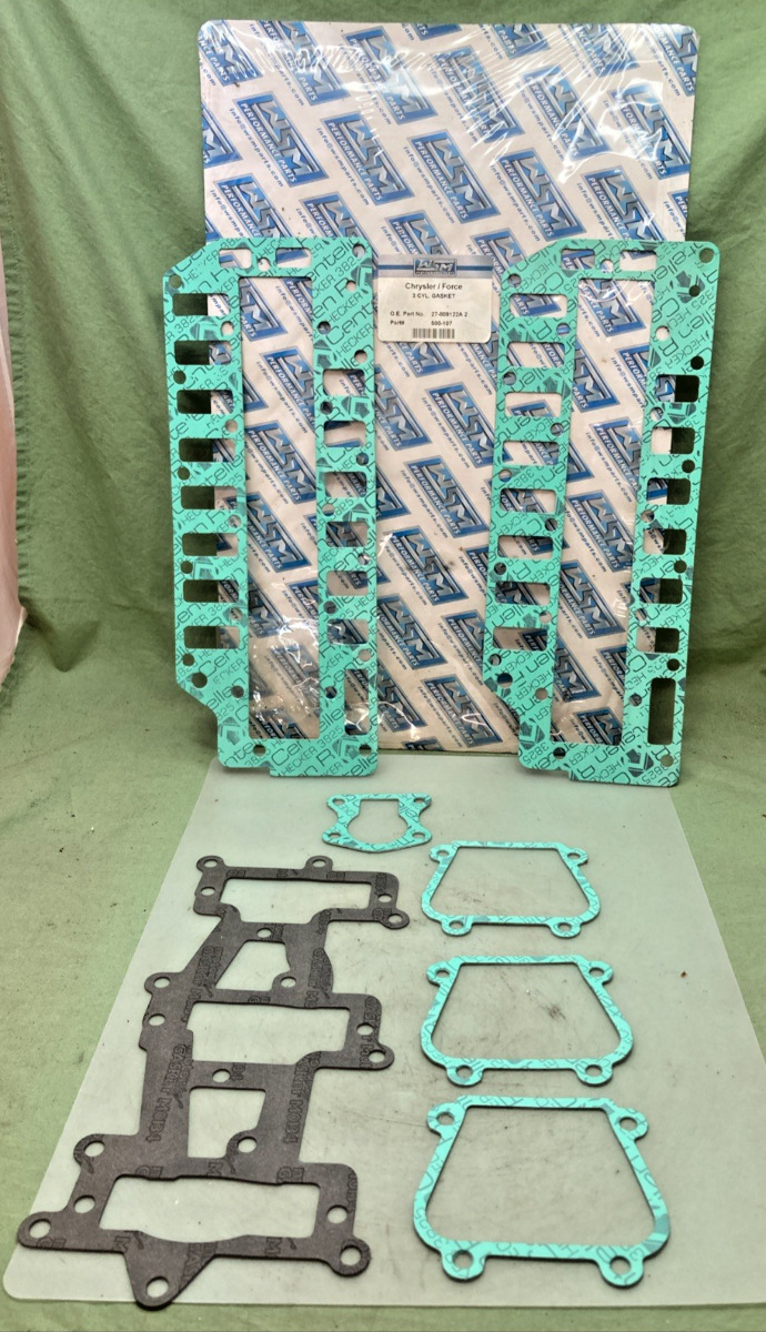 NEW GENUINE CHRYSLER FORCE 27-809122A 2 GASKET SET INCOMPLETE SET