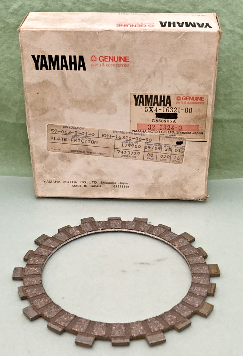 NEW GENUINE YAMAHA 5X4-16321-00 FRICTION PLATE