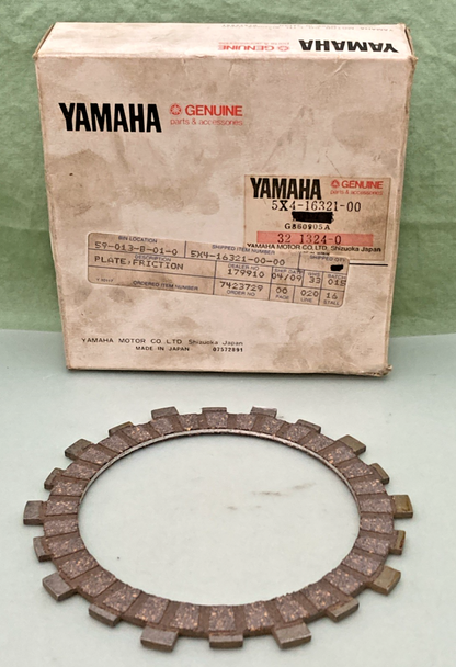 NEW GENUINE YAMAHA 5X4-16321-00 FRICTION PLATE