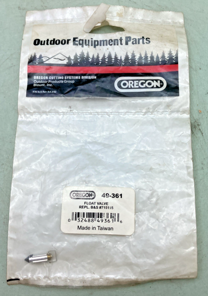 NEW GENUINE OREGON 49-361 FLOAT VALVE