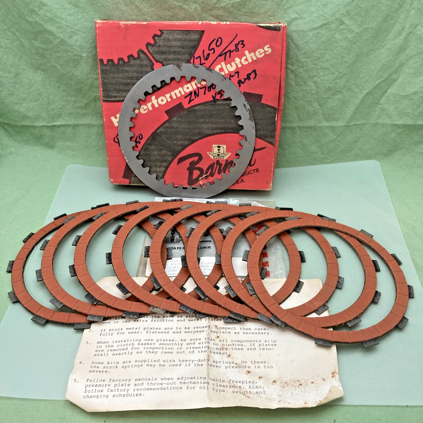 NEW GENUINE BARNETT K650-EP1 EXTRA PLATE CLUTCH KIT