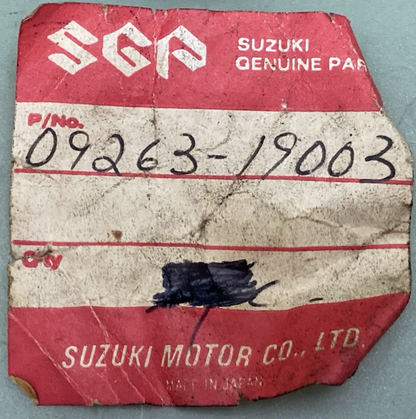 NEW GENUINE SUZUKI 09263-19009 BEARING