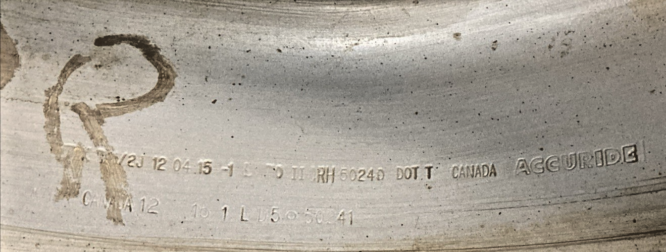 ACCURIDE 560-08095 17" 17x7.5 8 LUG STEEL WHEEL RIM (SILVER) 2015 CHEVY/GMC