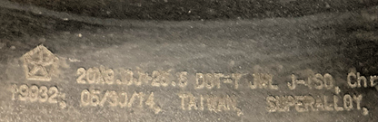 CHRYSLER 1PA57TRMAB 20" ALUMINUM STR WHEEL RIM, '10-'15 DODGE CHARGER/CHALLENGER