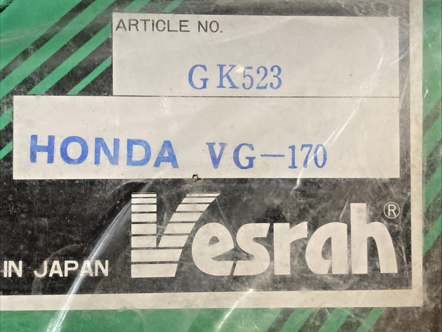 NEW GENUINE VESRAH VG-170 GASKET SET
