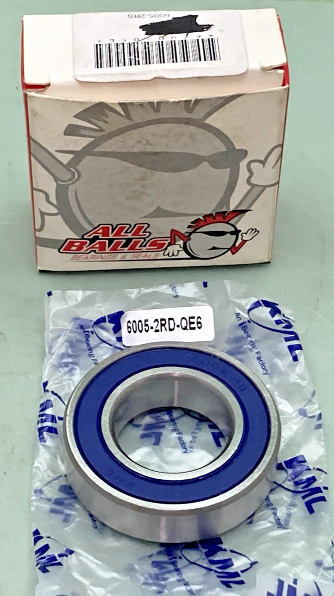 NEW GENUINE ALL BALLS 6005-2RD-QE6 BEARING