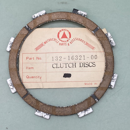 NEW GENUINE BECK ARNLEY 132-16321-00 FRICTION PLATE FITS YAMAHA