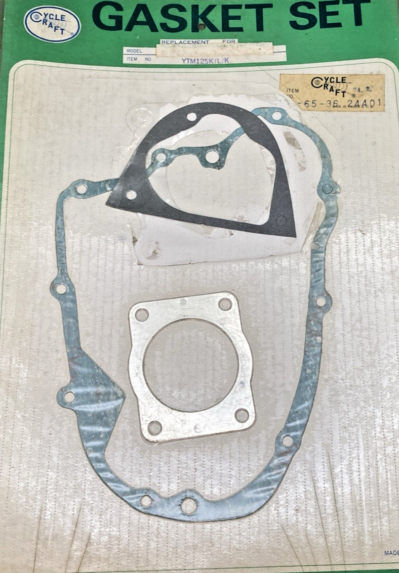 NEW GENUINE CYCLE CRAFT 33-65-36-24401 GASKET SET