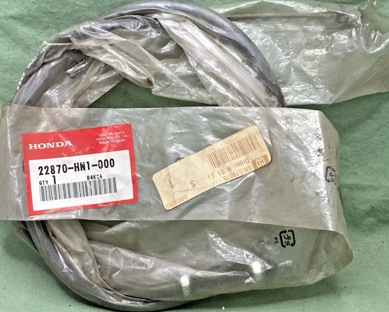 NEW GENUINE HONDA 22870-HN1-000 CLUTCH CABLE