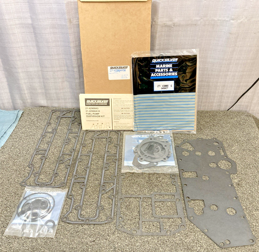 NEW GENUINE MERCURY QUICKSILVER 27-43004A90 Engine Gasket Set