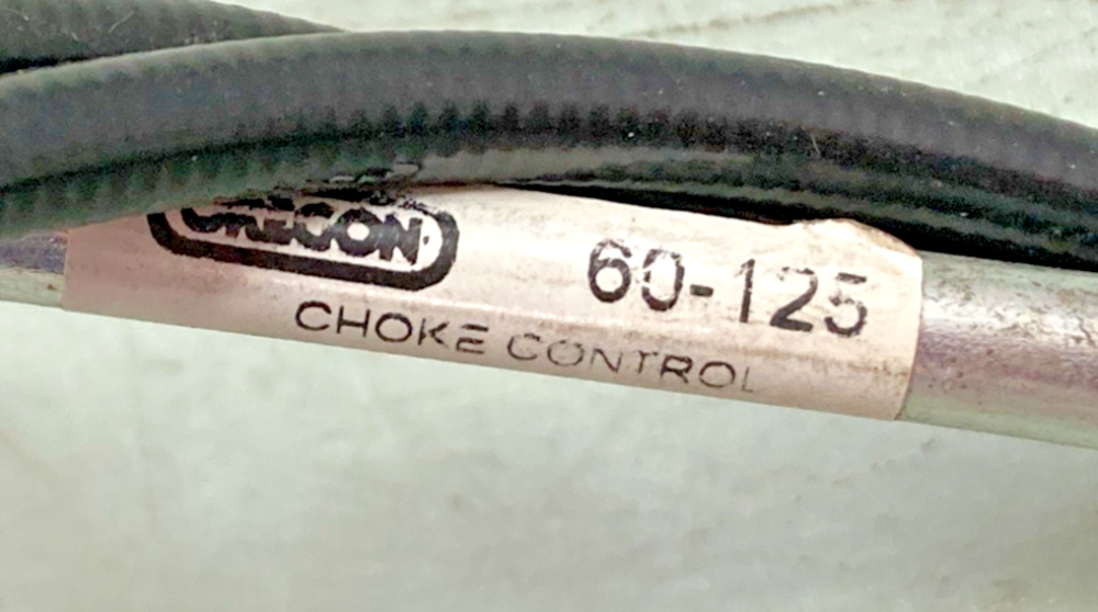 NEW GENUINE OREGON 60-125 CHOKE CABLE