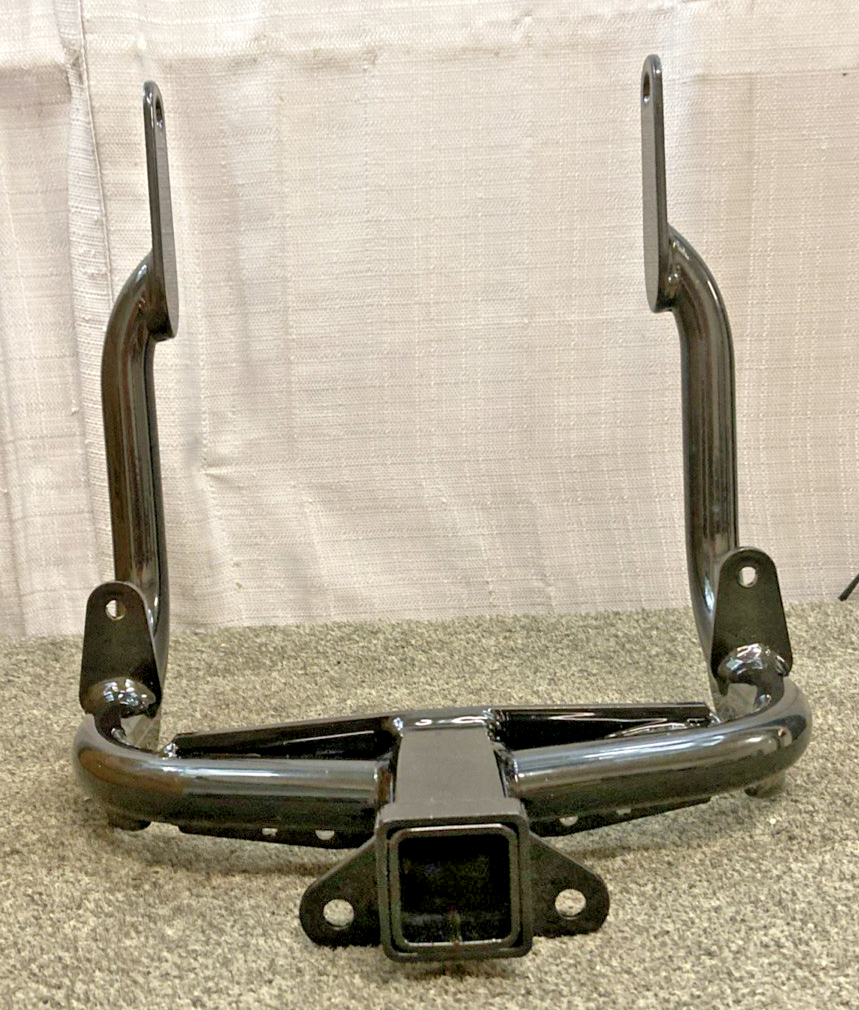 NEW GENUINE KHROME WERKS 3902-0067 RECEIVER TRAILER HITCH BLACK, W/OUT REAR RAIL