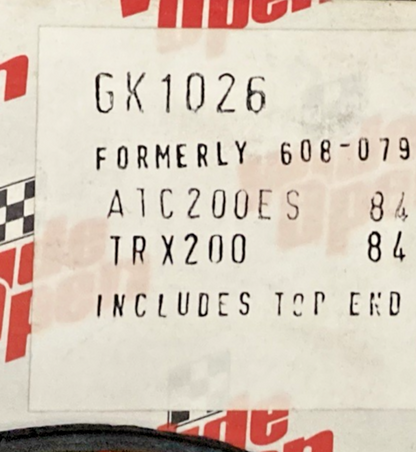 NEW GENUINE WIDE OPEN GK1026 GASKET SET