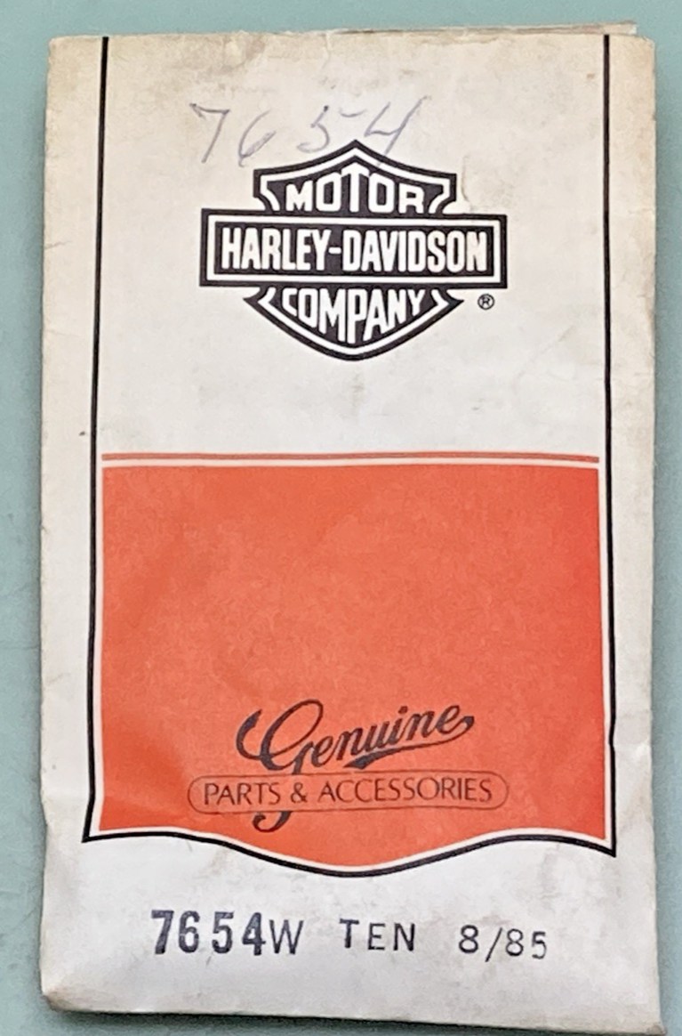 QTY 10 NEW GENUINE HARLEY-DAVIDSON 7654 HEX NUT