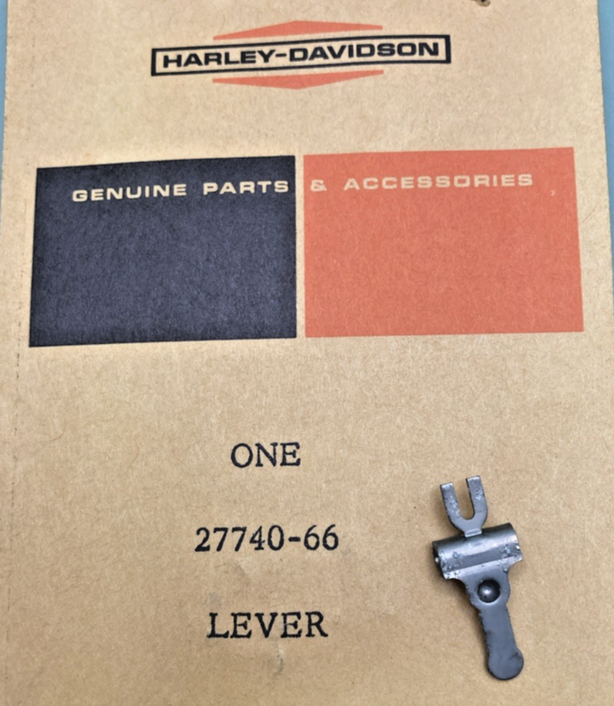 NEW GENUINE HARLEY DAVIDSON 27740-66 TILLOTSON LEVER INLET VALVE