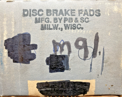 NEW GENUINE PB & SC M91 DISC BRAKE PADS