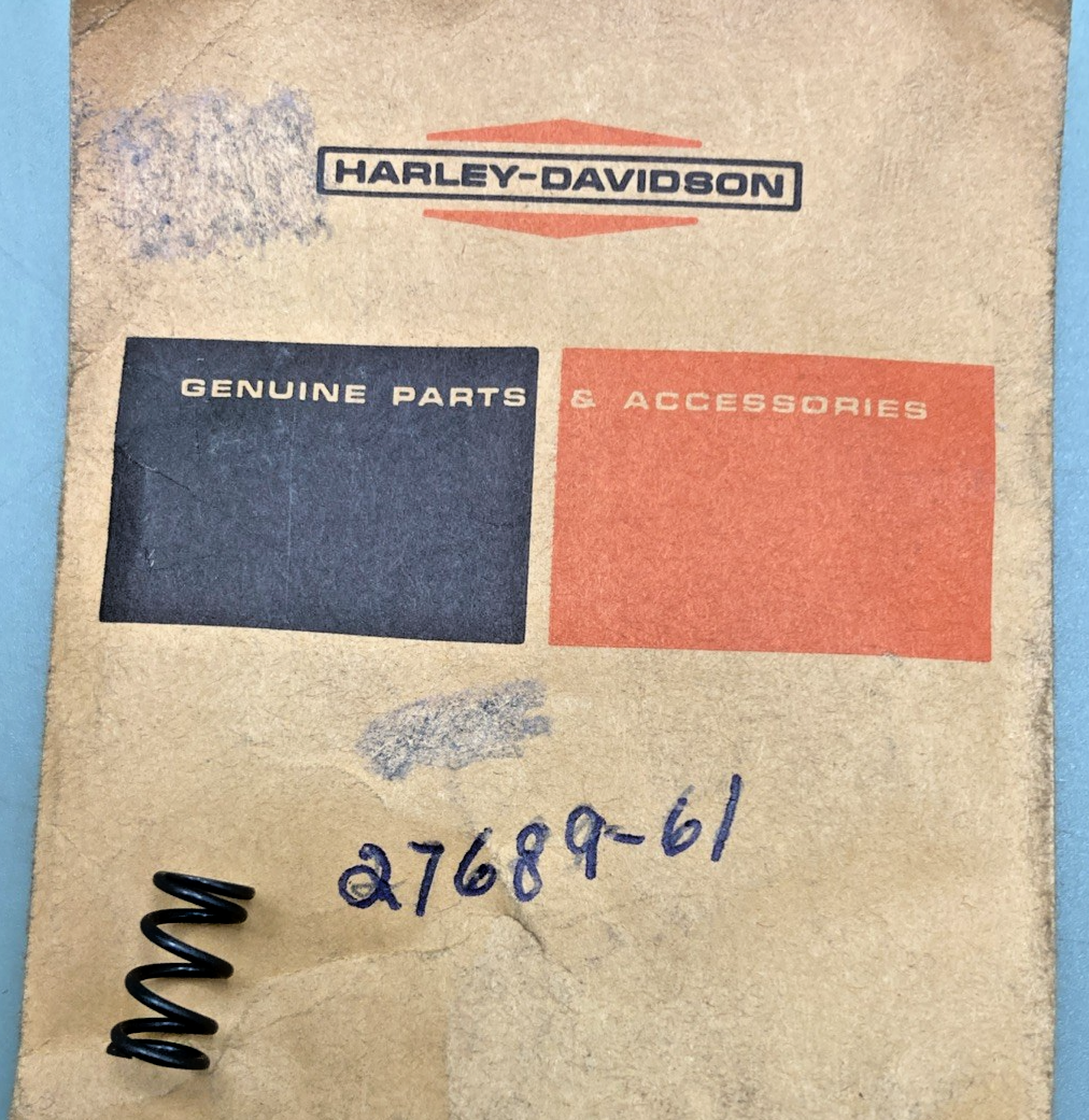 NEW GENUINE HARLEY DAVIDSON 27689-61 CARBURETOR IDLE AND ADJUSTER SCREW SPRING