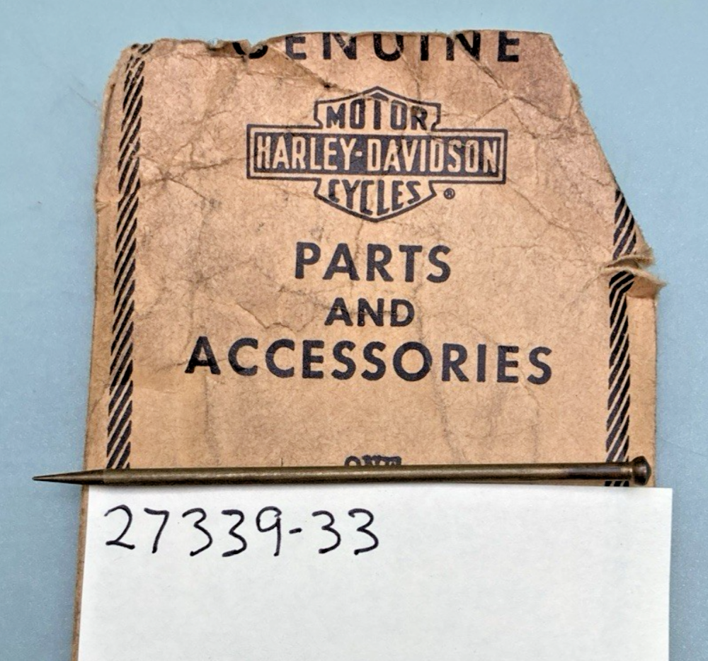 NEW GENUINE HARLEY DAVIDSON 27339-33 LOW SPEED NEEDLE (ONLY) M-16, M-18, 3-1/8"