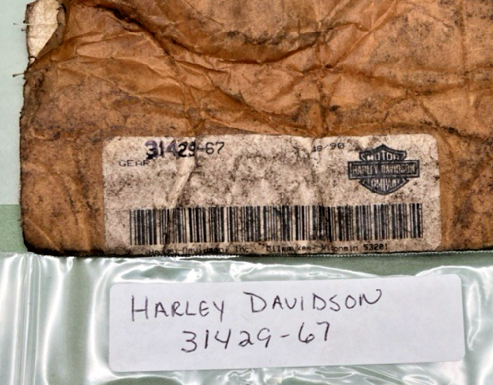 NEW GENUINE HARLEY DAVIDSON 31429-67 STARTER SHAFT GEAR