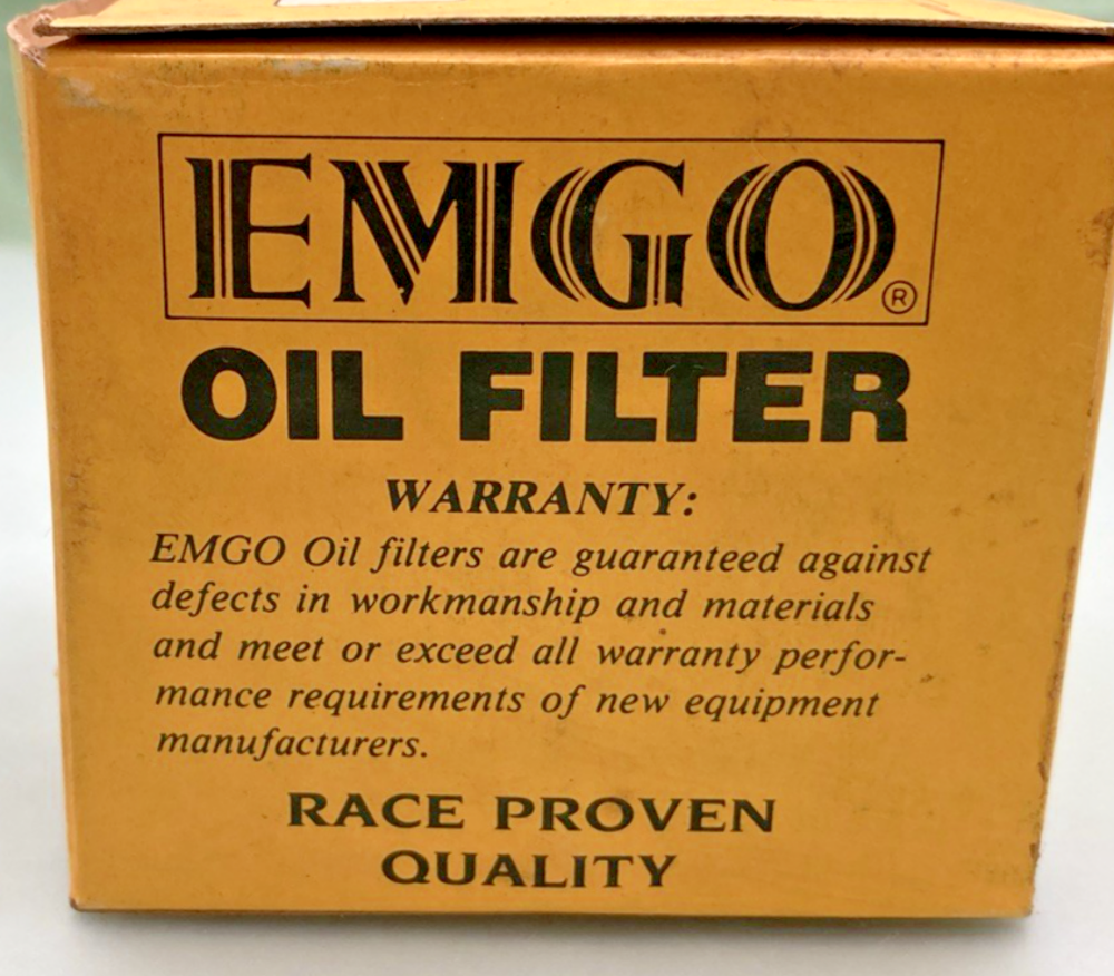 QTY 2 NEW GENUINE EMGO 10-28420 OIL FILTER, REPLACES YAMAHA 36Y-13441-00