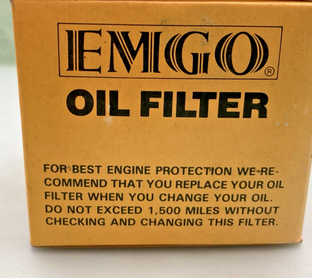 QTY 2 NEW GENUINE EMGO 10-28420 OIL FILTER, REPLACES YAMAHA 36Y-13441-00