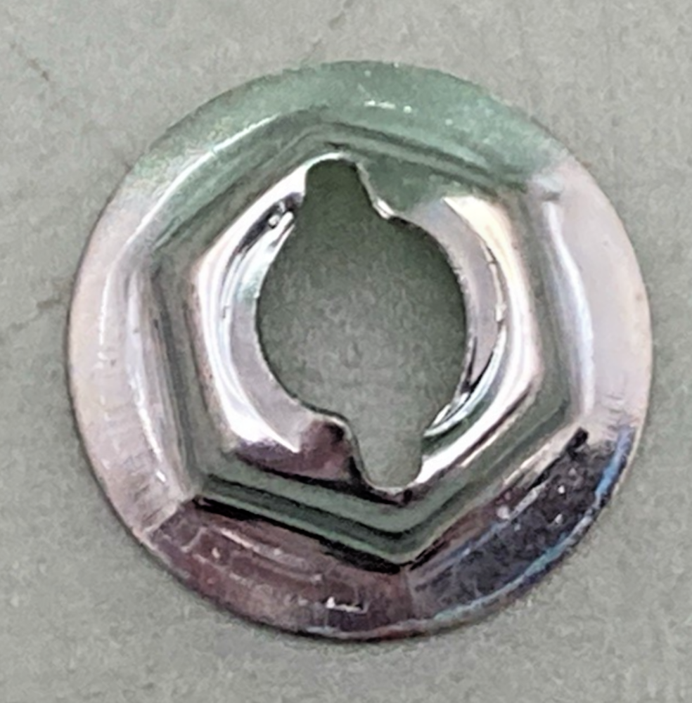 QTY 3 NEW GENUINE V-TWIN 12-0575 MOUNT NUTS