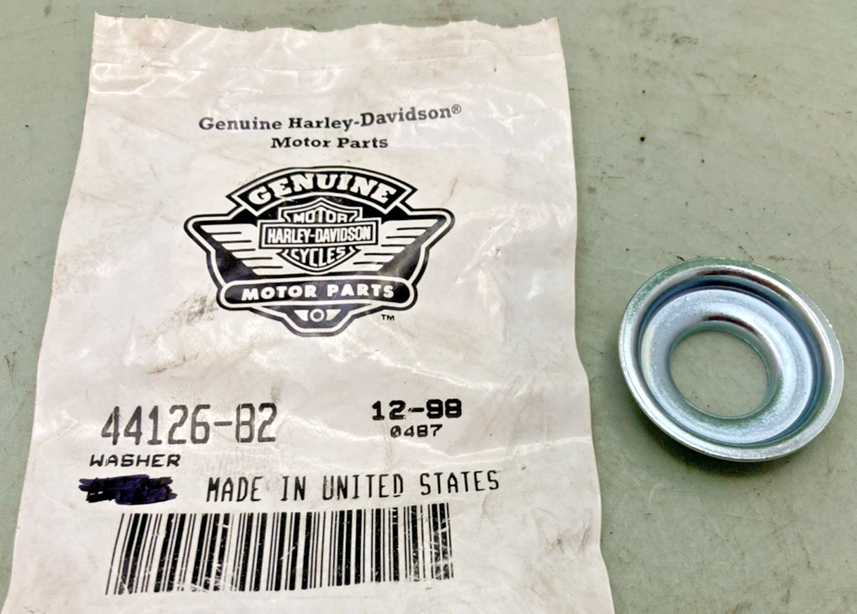 QTY 2 NEW GENUINE HARLEY DAVIDSON 44126-82 WASHER