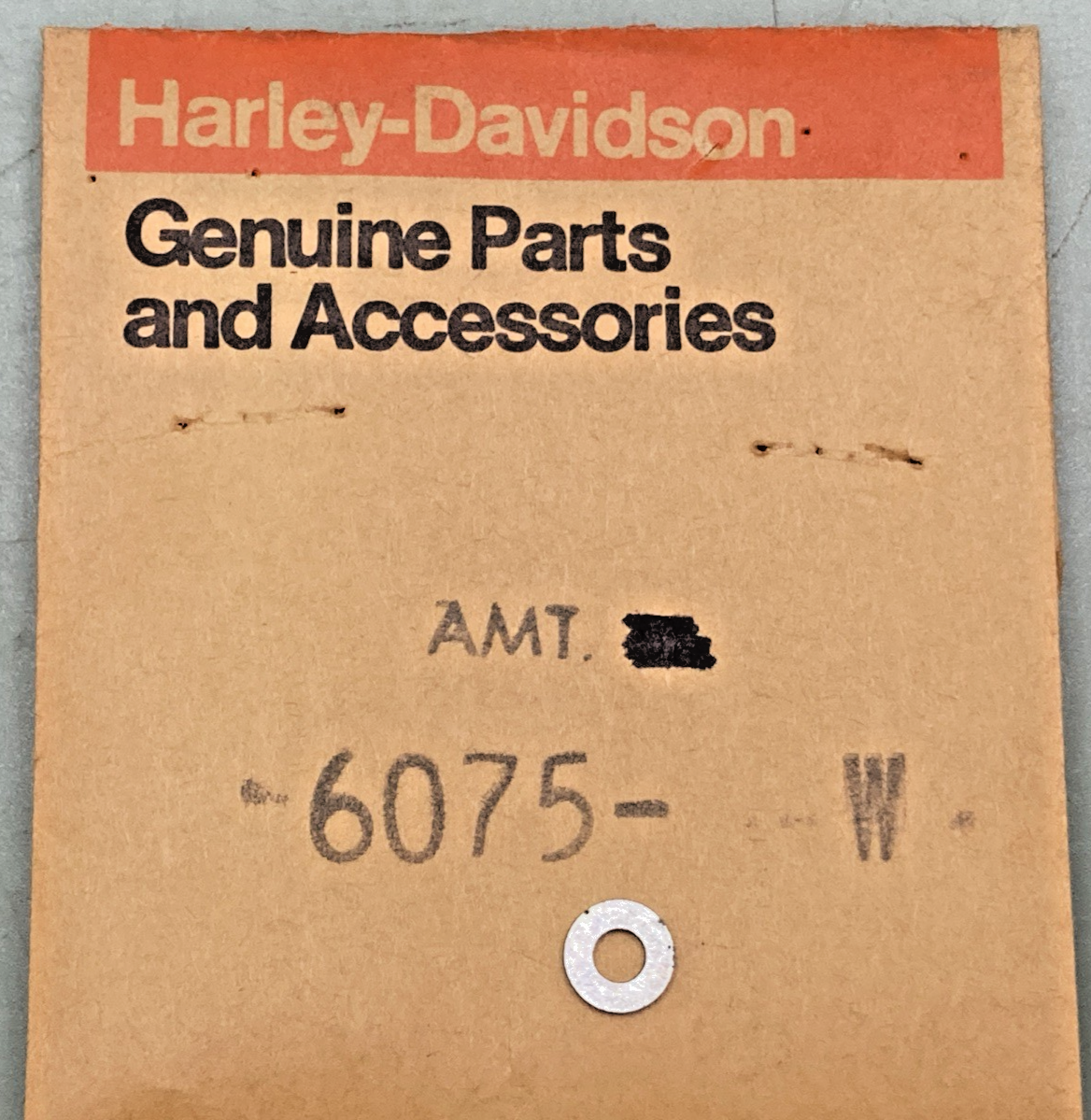 QTY 4 NEW GENUINE HARLEY-DAVIDSON 6075W WASHER