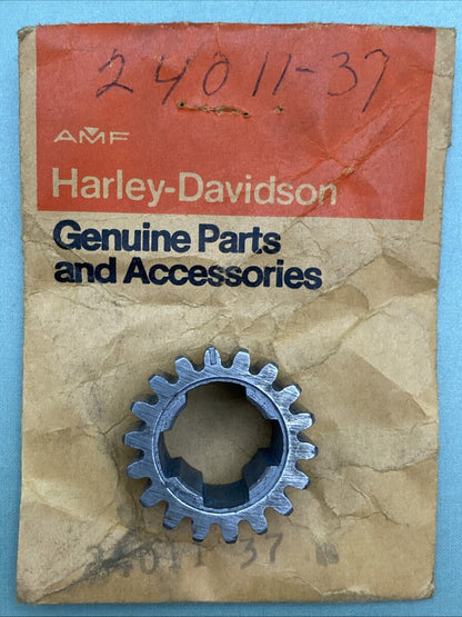 NEW GENUINE HARLEY DAVIDSON 24011-37 Standard Replica Pinion Shaft Gear