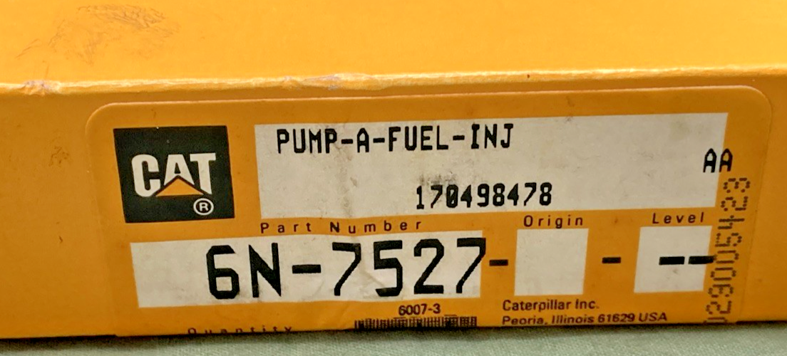 NEW GENUINE CAT 6N-7527 PUMP-A-FUEL INJECTION