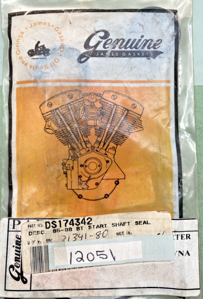 NEW GENUINE JAMES GASKET DS174342/12051 STSRTER SHSFT SEAL
